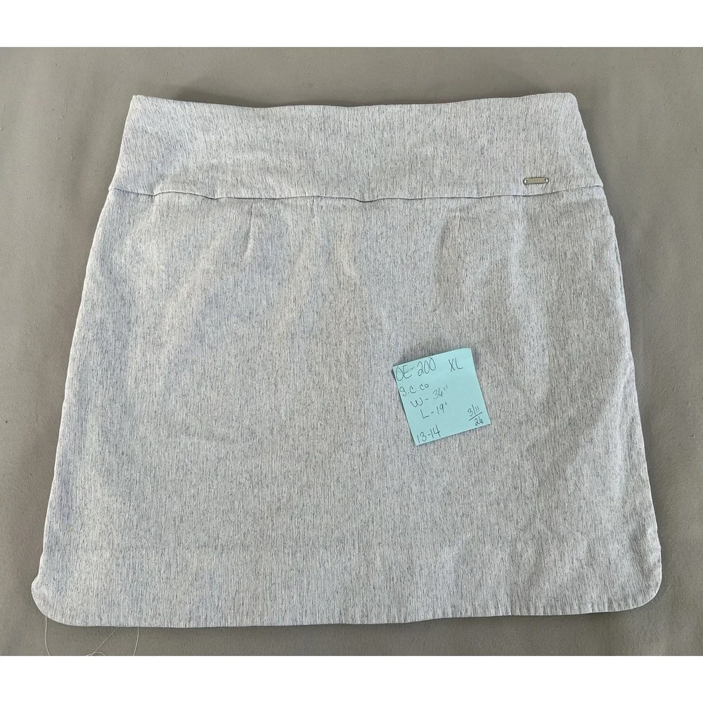 SC & Co Active Skirt Skort Golfer Women's Sz XL Tummy Control‎ Blue
